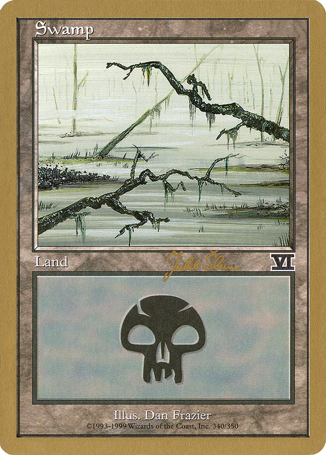 Swamp (js340b) (Jakub Slemr) [World Championship Decks 1999] | Nerdhalla Games