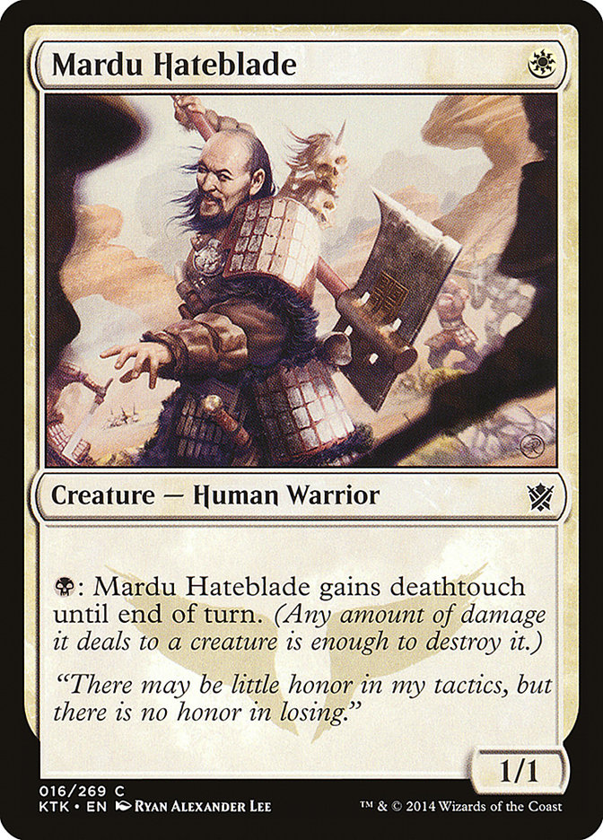 Mardu Hateblade [Khans of Tarkir] | Nerdhalla Games