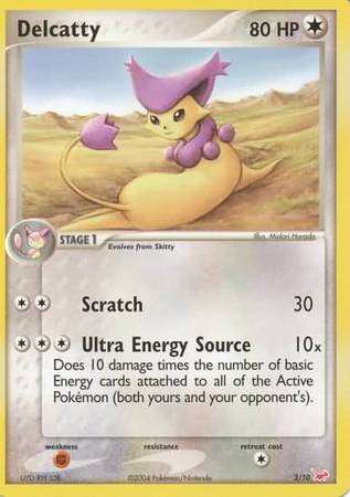 Delcatty (3/10) [EX: Trainer Kit - Latias] | Nerdhalla Games