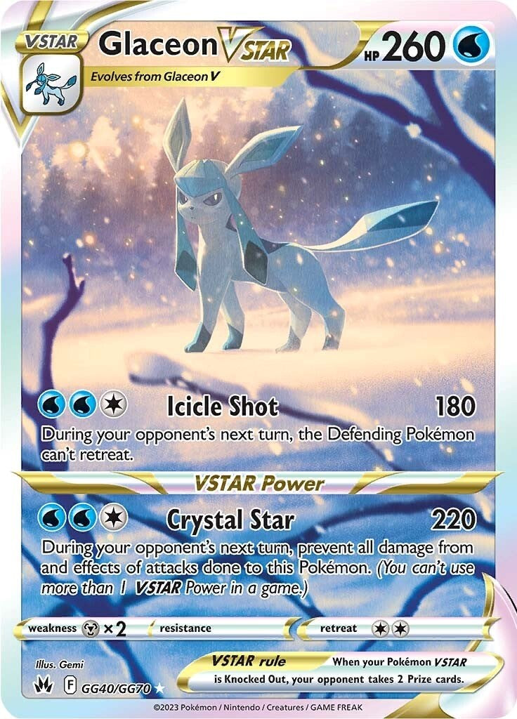 Glaceon VSTAR (GG40/GG70) [Sword & Shield: Crown Zenith] | Nerdhalla Games