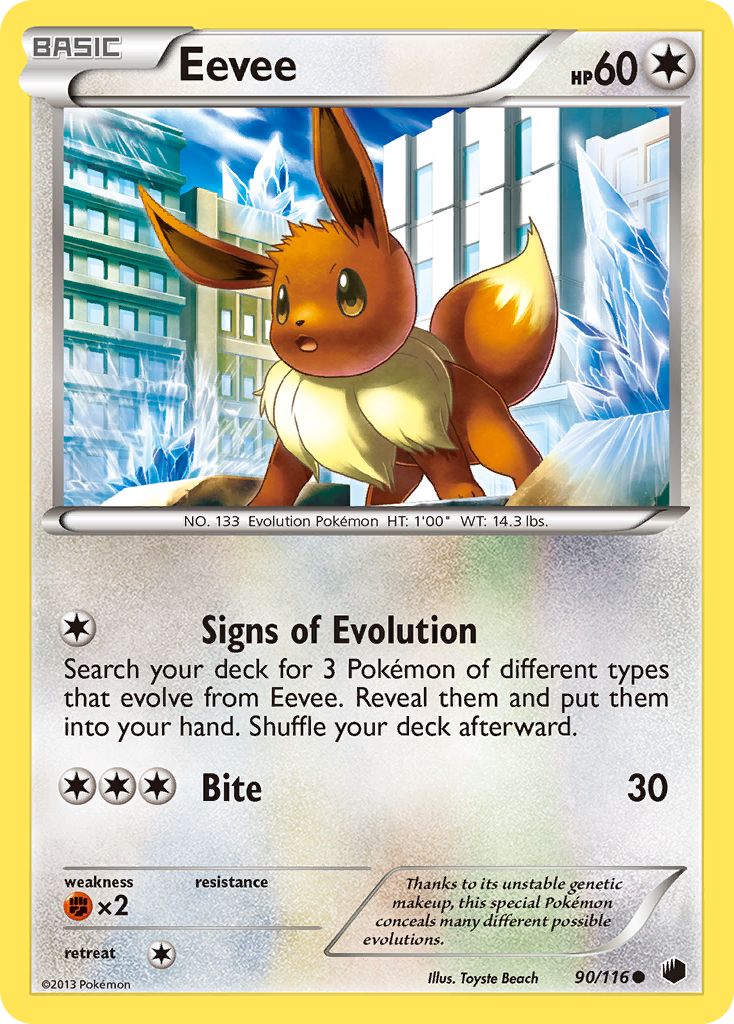 Eevee (90/116) [Black & White: Plasma Freeze] | Nerdhalla Games