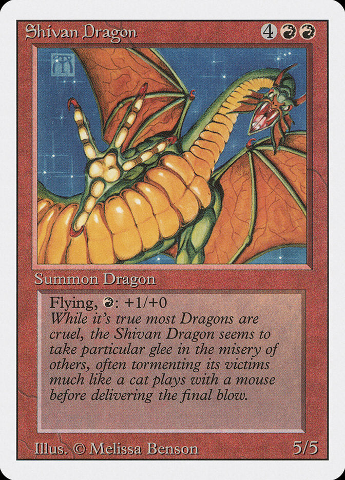 Shivan Dragon [Revised Edition] | Nerdhalla Games