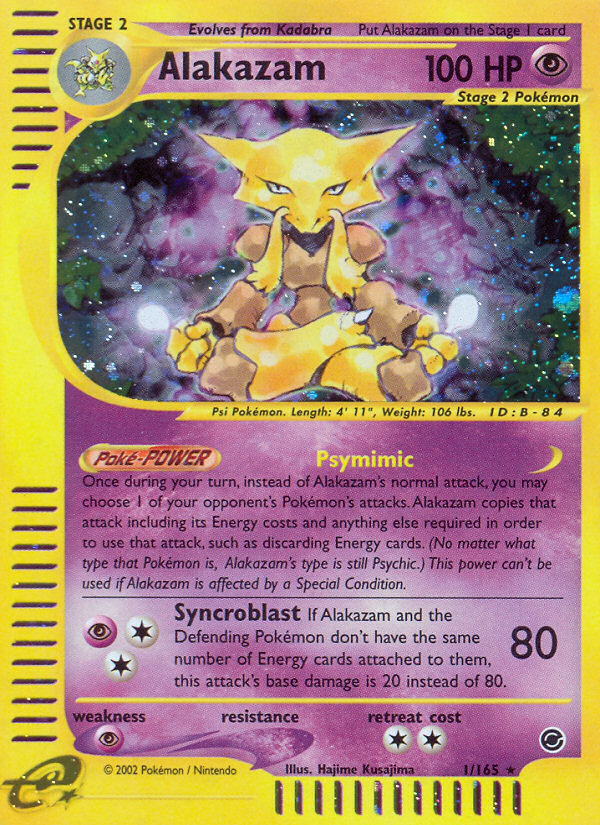 Alakazam (1/165) [Expedition: Base Set] | Nerdhalla Games