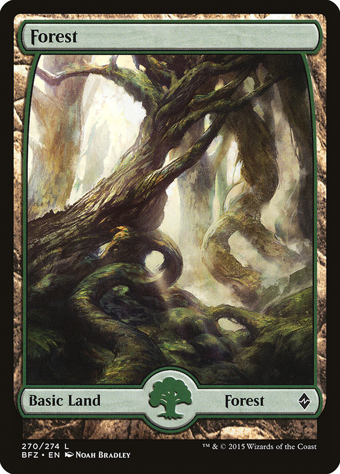 Forest (270) [Battle for Zendikar] | Nerdhalla Games