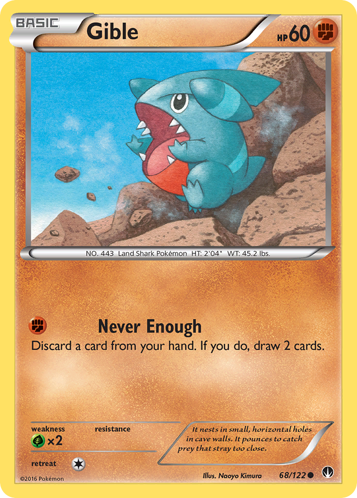 Gible (68/122) [XY: BREAKpoint] | Nerdhalla Games