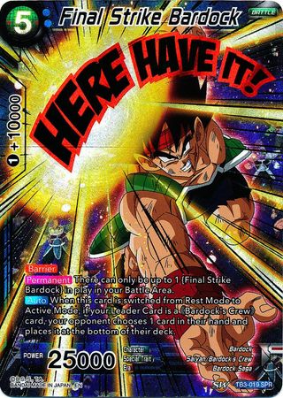 Final Strike Bardock (SPR) [TB3-019_SPR] | Nerdhalla Games