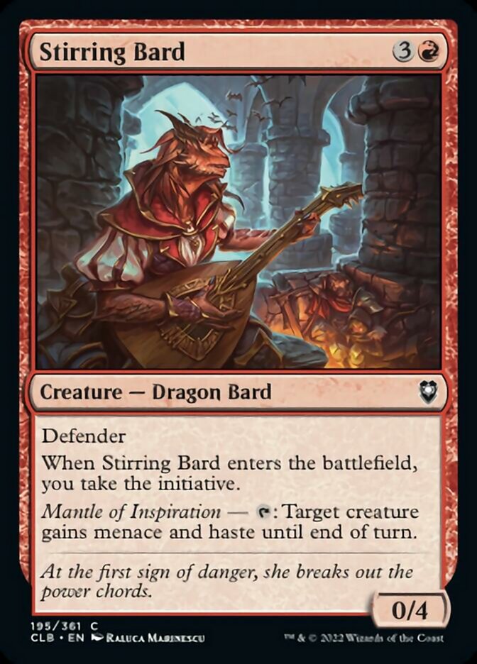 Stirring Bard [Commander Legends: Battle for Baldur's Gate] | Nerdhalla Games