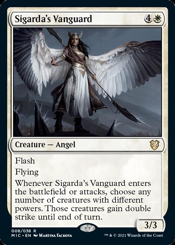 Sigarda's Vanguard [Innistrad: Midnight Hunt Commander] | Nerdhalla Games