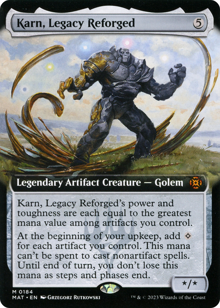 Karn, Legacy Reforged (Extended Art) [March of the Machine: The Aftermath] | Nerdhalla Games