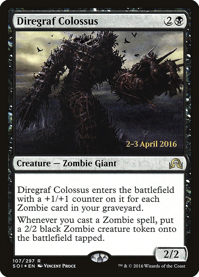 Diregraf Colossus [Shadows over Innistrad Prerelease Promos] | Nerdhalla Games