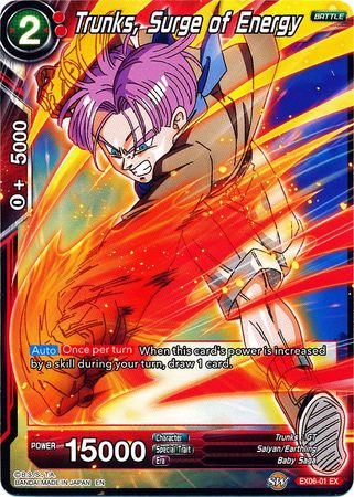 Trunks, Surge of Energy [EX06-01] | Nerdhalla Games