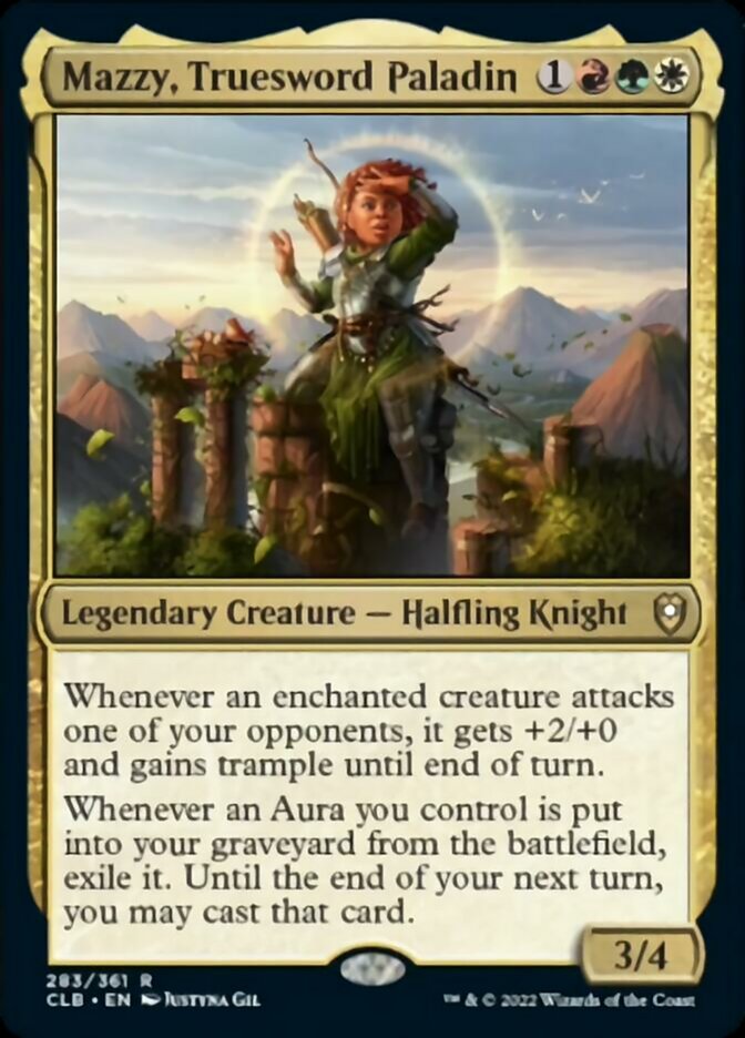 Mazzy, Truesword Paladin [Commander Legends: Battle for Baldur's Gate] | Nerdhalla Games