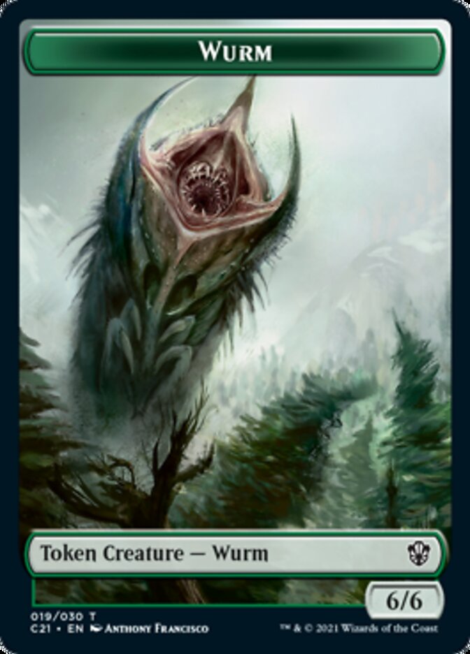 Wurm // Kraken Token [Commander 2021 Tokens] | Nerdhalla Games