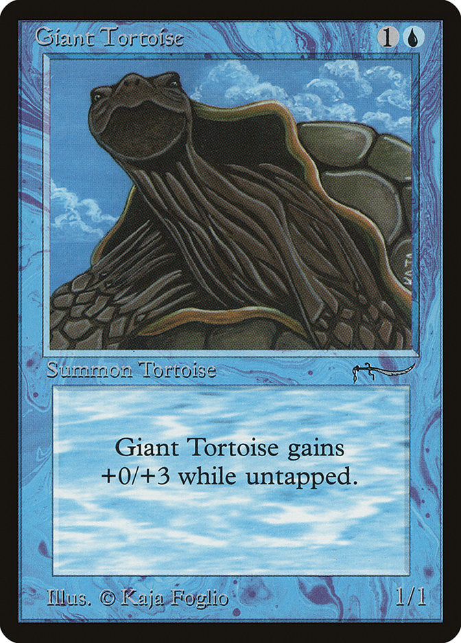 Giant Tortoise (Light Mana Cost) [Arabian Nights] | Nerdhalla Games