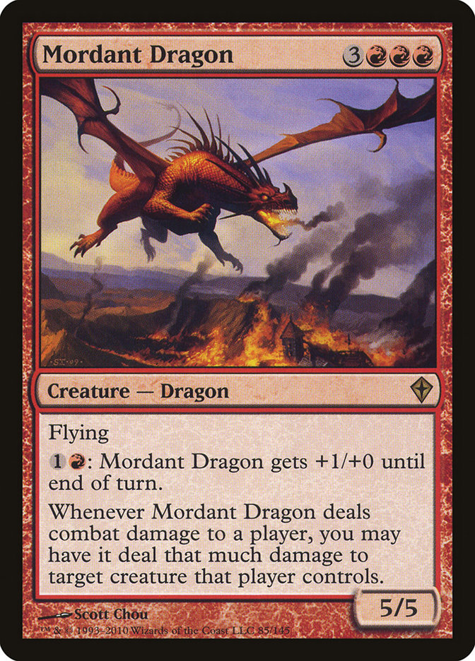 Mordant Dragon [Worldwake] | Nerdhalla Games