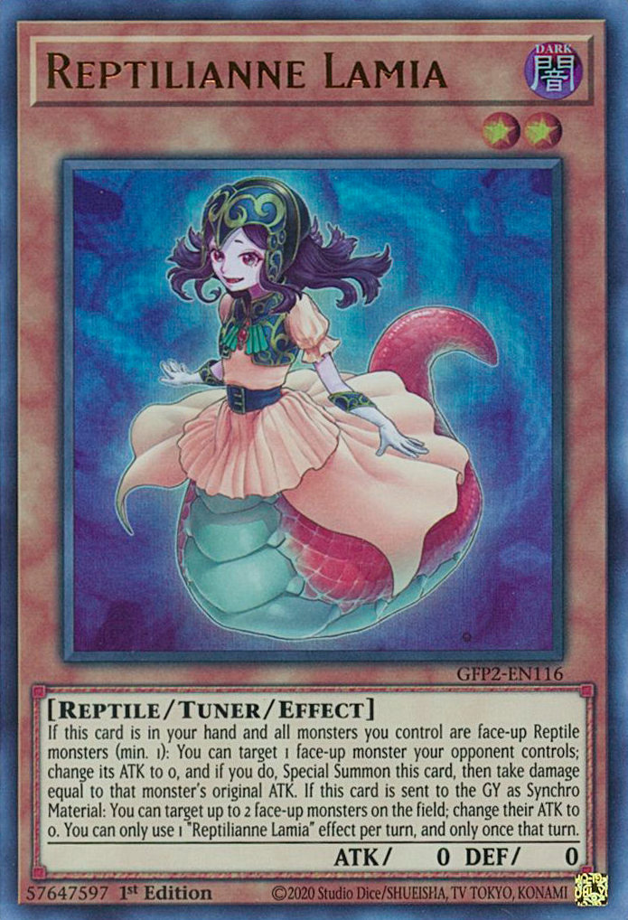 Reptilianne Lamia [GFP2-EN116] Ultra Rare | Nerdhalla Games