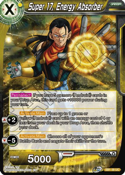 Super 17, Energy Absorber (EB1-039) [Battle Evolution Booster] | Nerdhalla Games