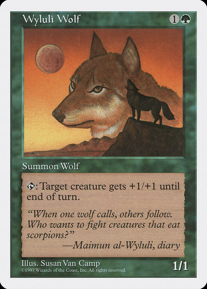 Wyluli Wolf [Fifth Edition] | Nerdhalla Games