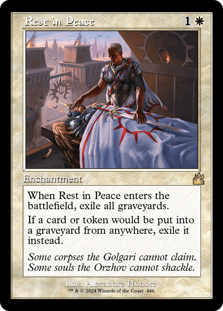 Rest in Peace (Retro Frame) [Ravnica Remastered] | Nerdhalla Games