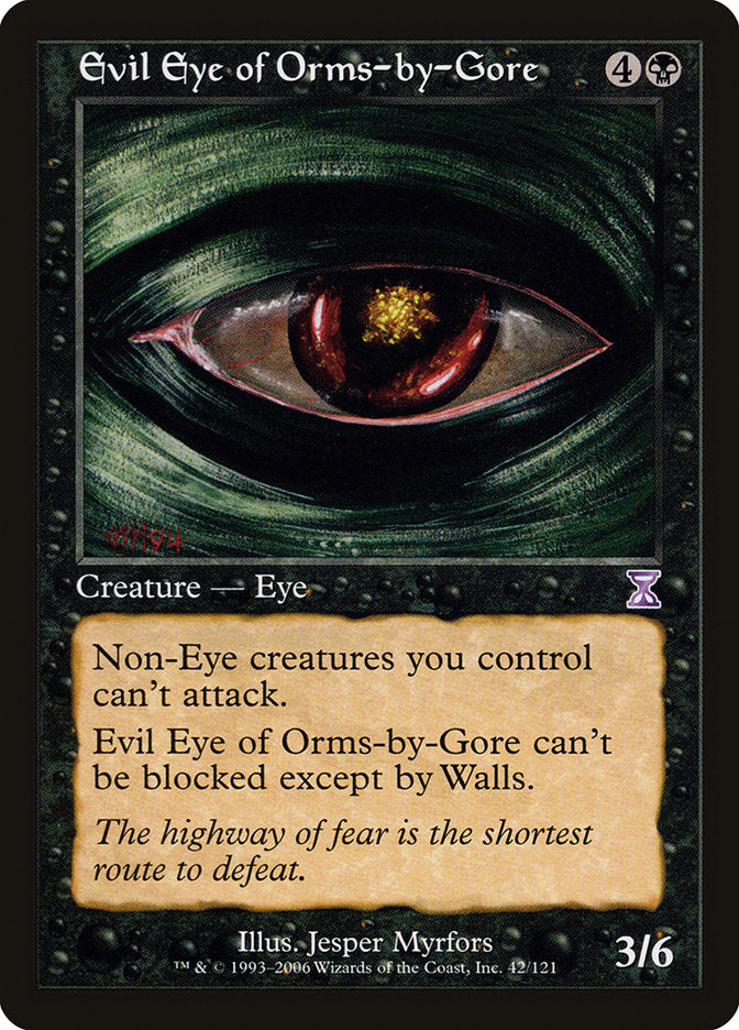 Evil Eye of Orms-by-Gore [Time Spiral Timeshifted] | Nerdhalla Games