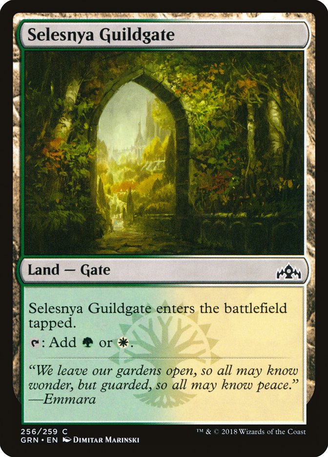 Selesnya Guildgate (256/259) [Guilds of Ravnica] | Nerdhalla Games