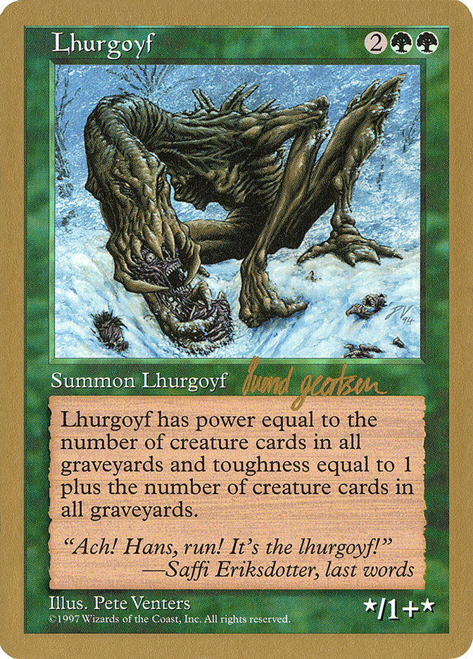 Lhurgoyf (Svend Geertsen) [World Championship Decks 1997] | Nerdhalla Games