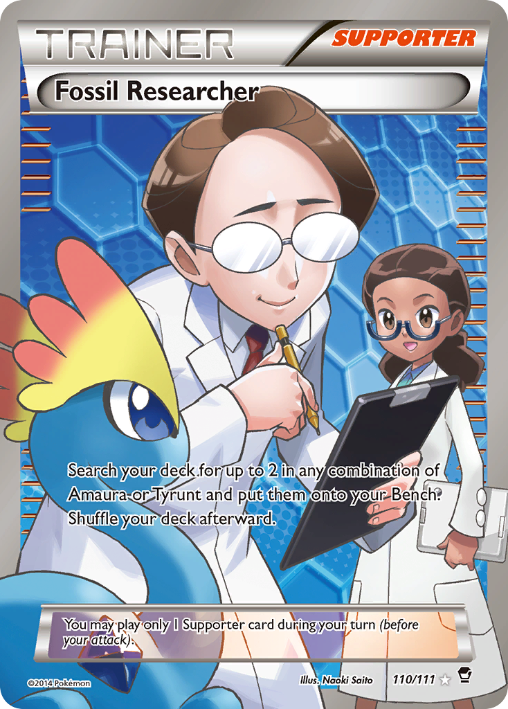 Fossil Researcher (110/111) [XY: Furious Fists] | Nerdhalla Games