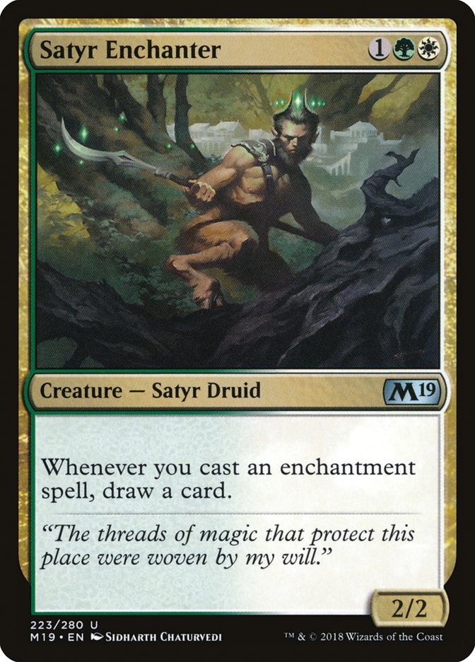 Satyr Enchanter [Core Set 2019] | Nerdhalla Games