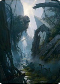 Swamp 2 Art Card [Zendikar Rising Art Series] | Nerdhalla Games