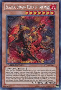 Blaster, Dragon Ruler of Infernos [CT10-EN002] Secret Rare | Nerdhalla Games