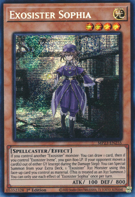 Exosister Sophia [MP23-EN255] Prismatic Secret Rare | Nerdhalla Games