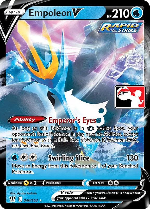 Empoleon V (040/163) [Prize Pack Series One] | Nerdhalla Games