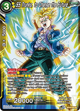 SS Trunks, to Change the Future (Uncommon) [BT13-102] | Nerdhalla Games