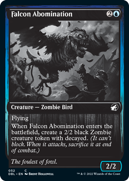 Falcon Abomination [Innistrad: Double Feature] | Nerdhalla Games