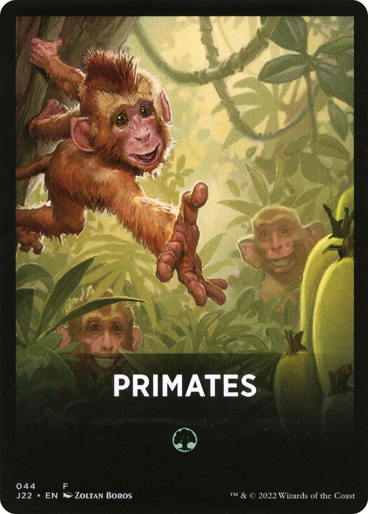 Primates Theme Card [Jumpstart 2022 Front Cards] | Nerdhalla Games