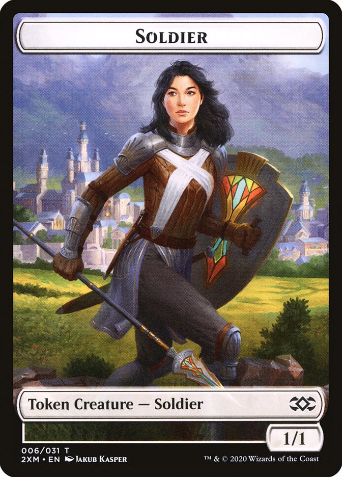 Soldier Token [Double Masters] | Nerdhalla Games