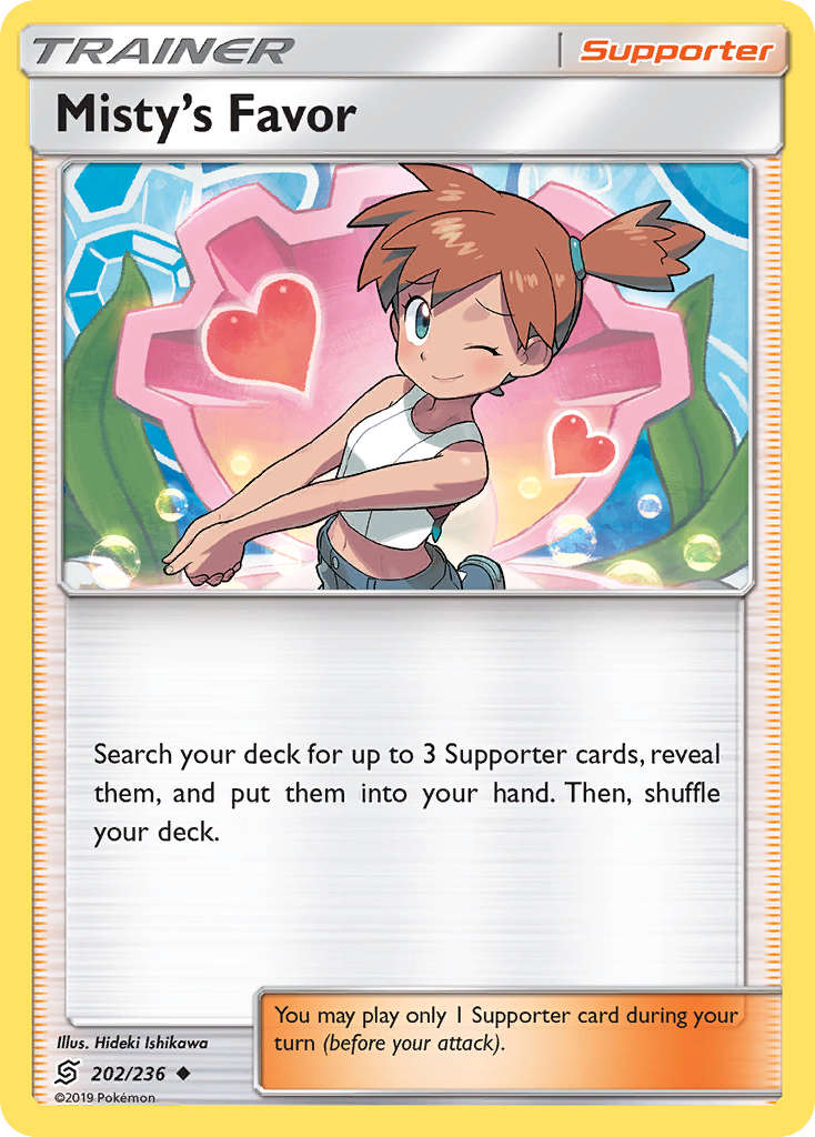 Misty's Favor (202/236) [Sun & Moon: Unified Minds] | Nerdhalla Games