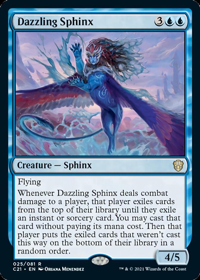 Dazzling Sphinx [Commander 2021] | Nerdhalla Games