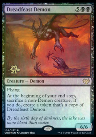 Dreadfeast Demon [Innistrad: Crimson Vow Prerelease Promos] | Nerdhalla Games