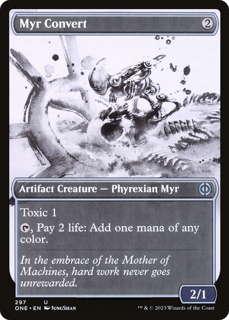 Myr Convert (Showcase Ichor) [Phyrexia: All Will Be One] | Nerdhalla Games