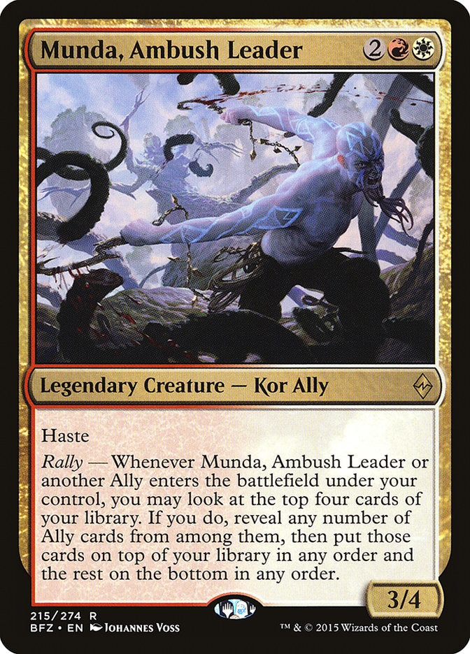 Munda, Ambush Leader [Battle for Zendikar] | Nerdhalla Games