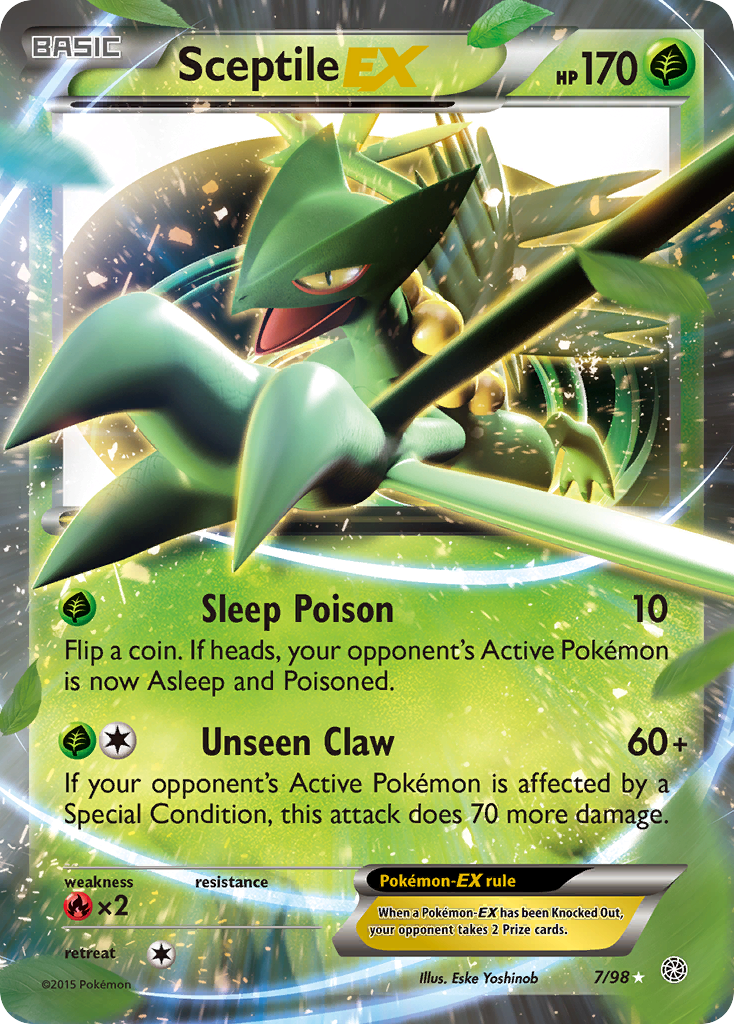 Sceptile EX (7/98) [XY: Ancient Origins] | Nerdhalla Games