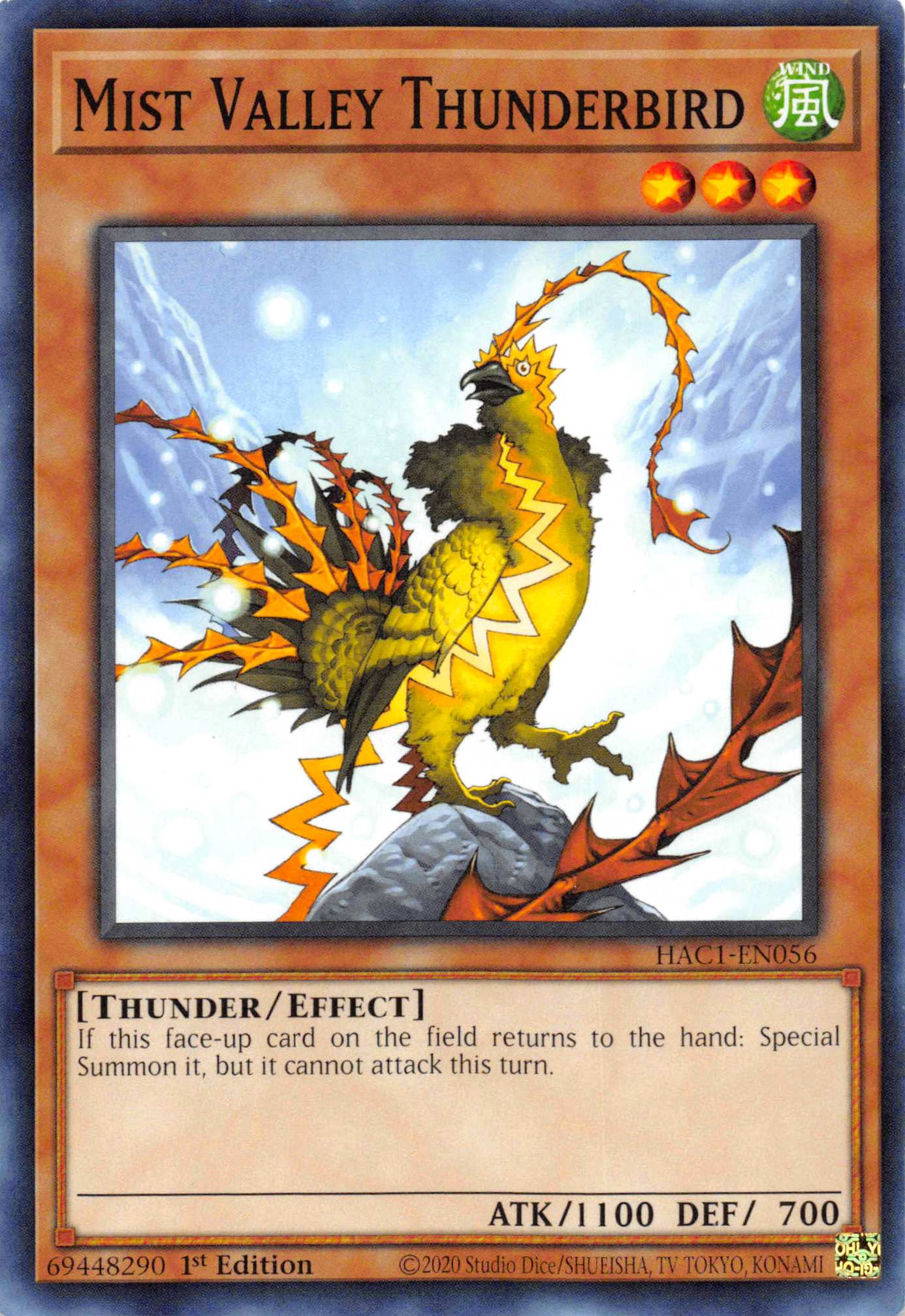 Mist Valley Thunderbird [HAC1-EN056] Common | Nerdhalla Games