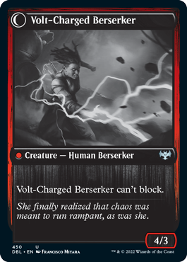 Voltaic Visionary // Volt-Charged Berserker [Innistrad: Double Feature] | Nerdhalla Games