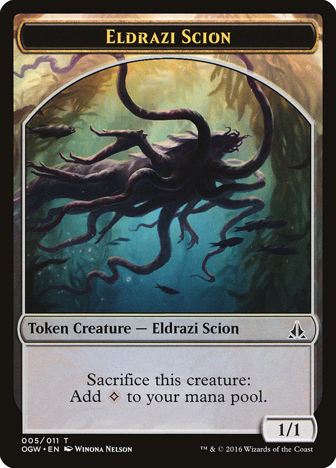 Eldrazi Scion (005/011) [Oath of the Gatewatch Tokens] | Nerdhalla Games