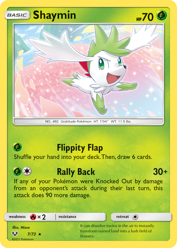 Shaymin (7/73) [Sun & Moon: Shining Legends] | Nerdhalla Games