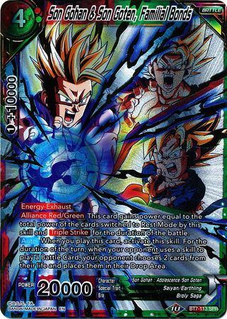 Son Gohan & Son Goten, Familial Bonds (SPR) [BT7-113] | Nerdhalla Games