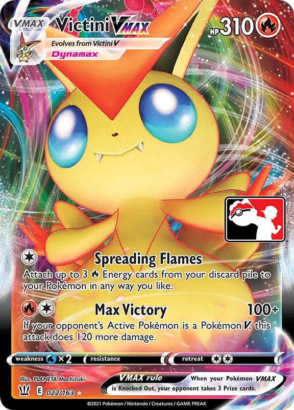 Victini VMAX (022/163) [Prize Pack Series One] | Nerdhalla Games