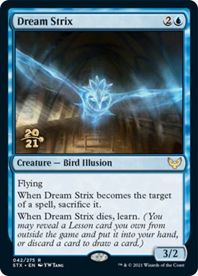 Dream Strix [Strixhaven: School of Mages Prerelease Promos] | Nerdhalla Games