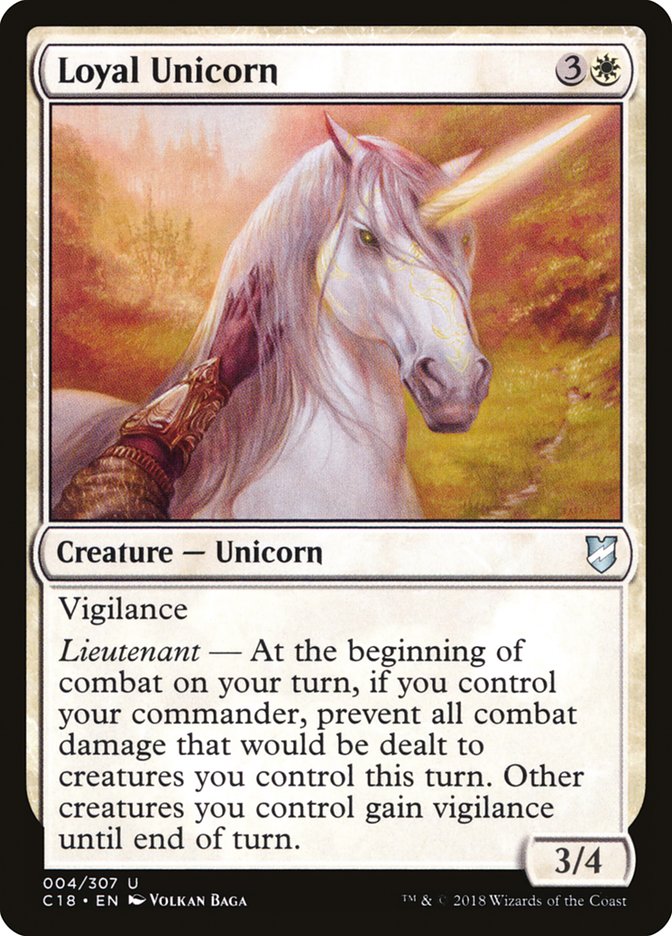 Loyal Unicorn [Commander 2018] | Nerdhalla Games